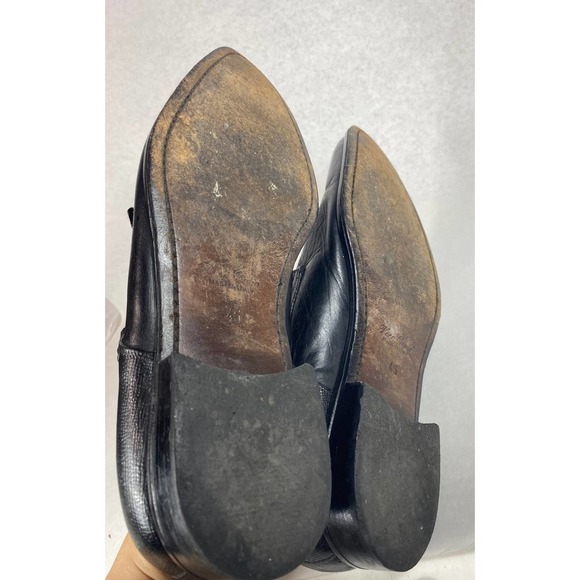 Le Bottier Depuis 1965 Mens SZ 45 US11 Black Shoes all Leather buckle Monk Strap main image 5